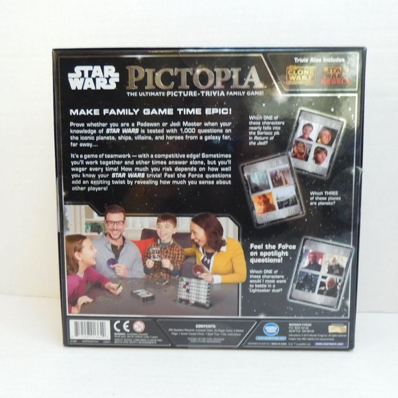 Pictopia Star Wars Edition Family Board Game Complete - Picture 10 of 10